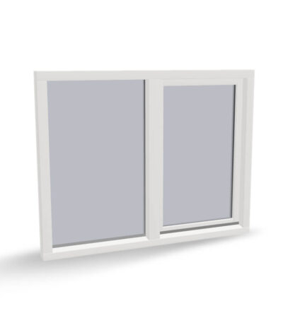 Houten draaikiepraam met zijlicht, binnendraaiend