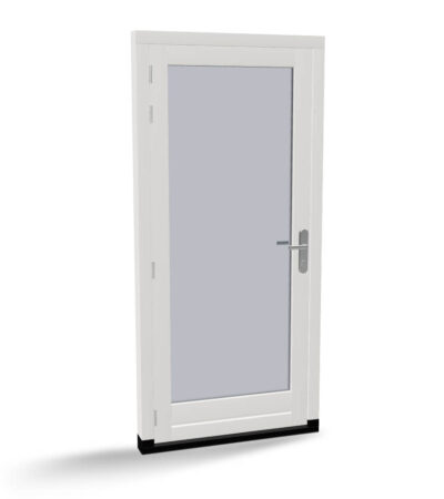 Houtendeur met kozijn, buitendraaiend