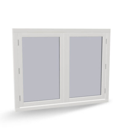 Houten stolpraam, buitendraaiend