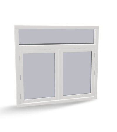 Stolpraam met bovenlicht