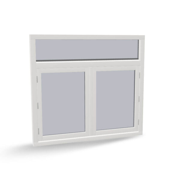 Stolpraam met bovenlicht