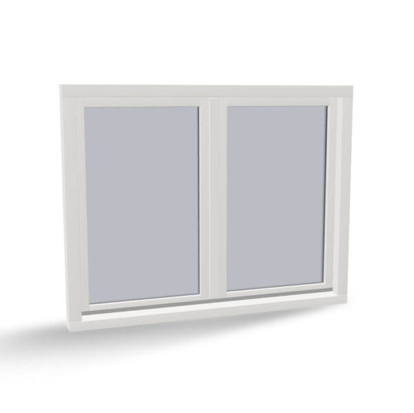 Houten dubbel draaikiepraam, binnendraaiend