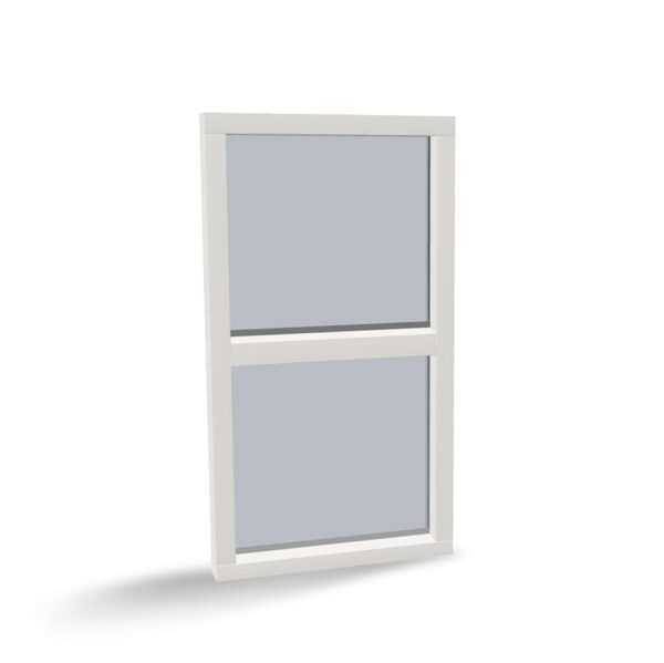 Houten vast kozijn 2-vaks boven elkaar - verticaal